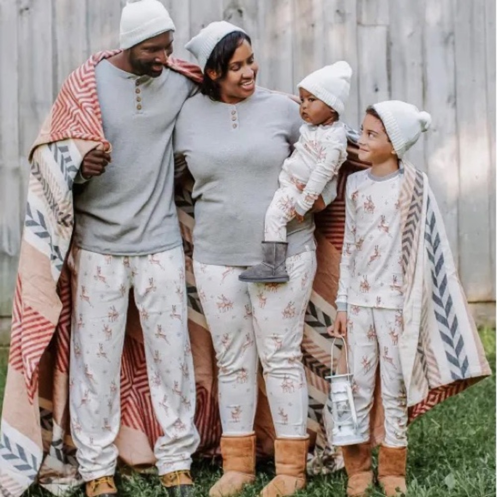 Burt’s Bees Dasher & Dancer Family Pajamas